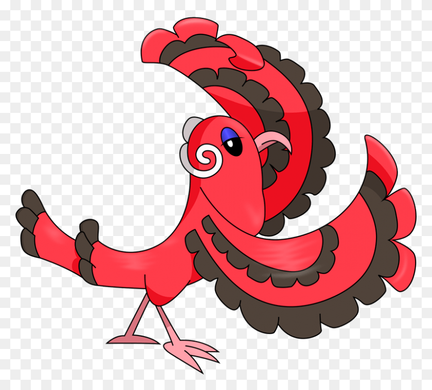 800x718 Pokemon Shiny Oricorio Is A Fictional Character Of Illustration, Dragon, Animal, Food HD PNG Download