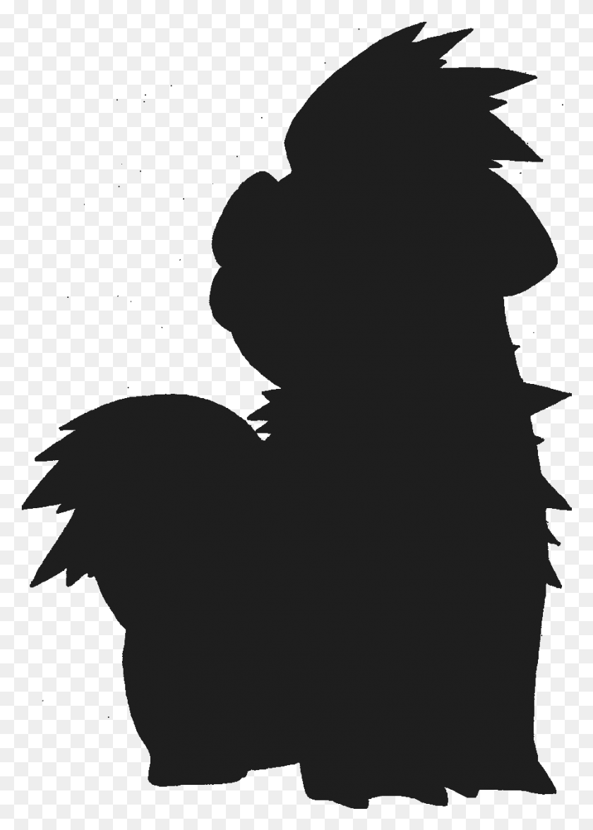 895x1281 Pokemon Silhouette Growlithe Growlithe Silhouette, Person, Human HD PNG Download