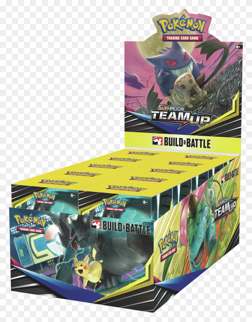 1277x1664 Pokemon Sun Amp Moon Team Up Build Amp Battle Box Покемон Объединяются Build And Battle Box, Флаер, Плакат, Бумага Hd Png Скачать