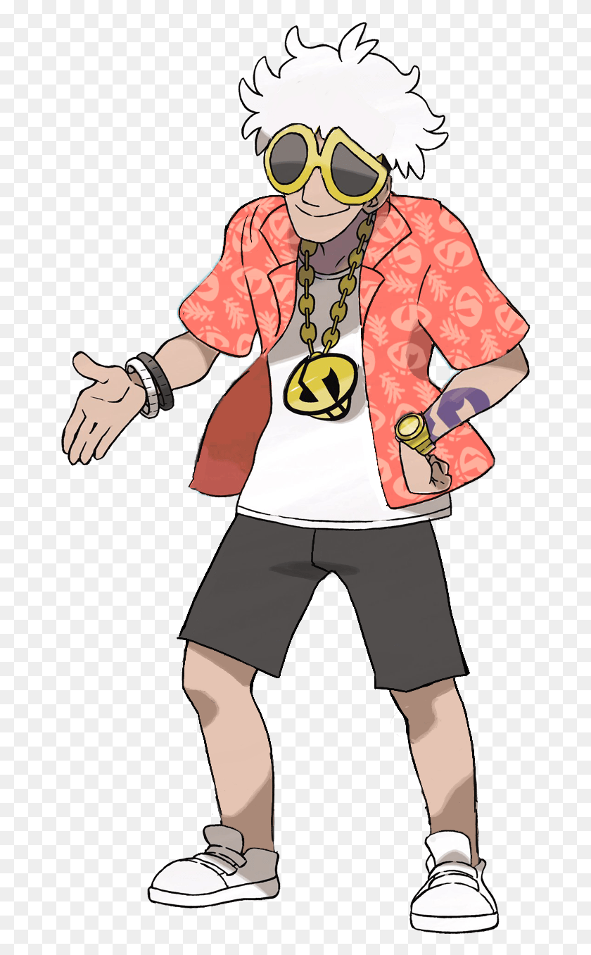 Pokémon Sun/Moon Cosplay Costume Guzma Shirt Jacket and Pant Full Set AA.12 
