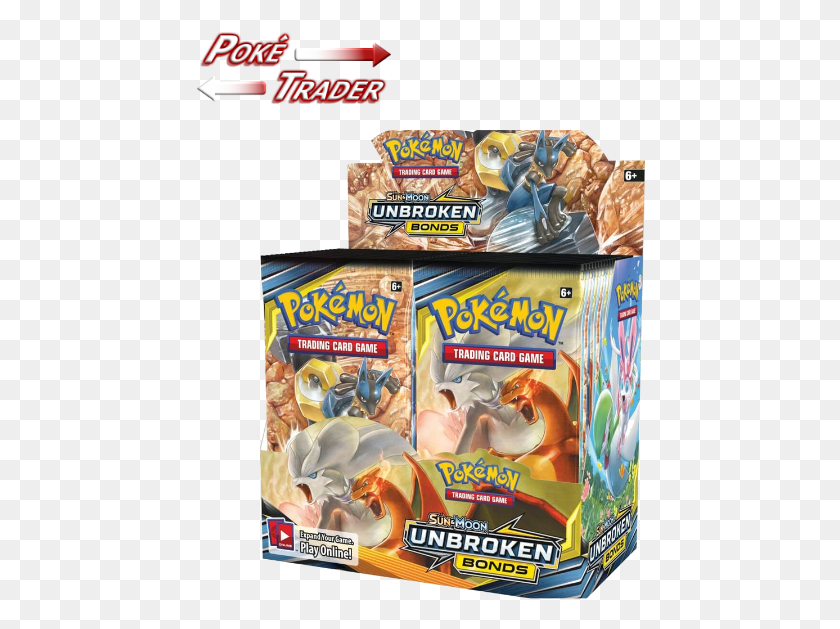 450x569 Pokemon Sun And Moon Unbroken Bonds Booster Box, Food, Sweets, Confectionery HD PNG Download