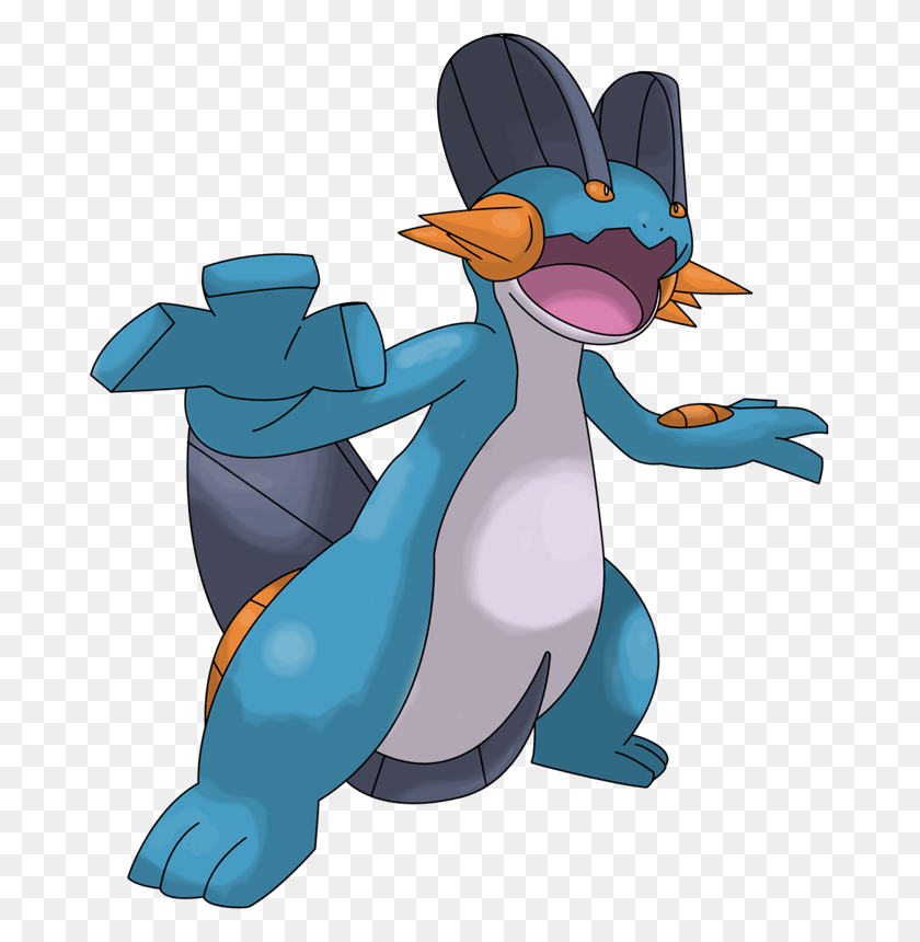 675x800 Pokemon Swampert Is A Fictional Character Of Humans Pokemon Swampert, Animal, Mammal, Graphics HD PNG Download