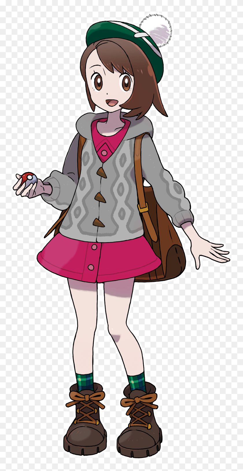 1829x3674 Pokemon Sword And Shield Gloria, Clothing, Apparel, Coat HD PNG Download