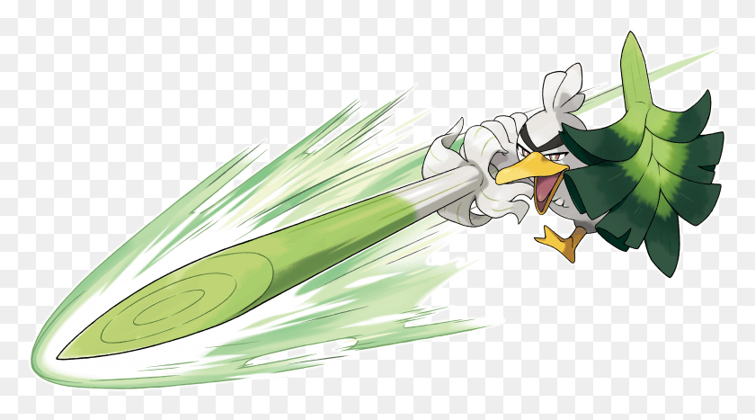 4032x2105 Pokemon Sword And Shield Sirfetch D, Plant, Bamboo Shoot HD PNG Download