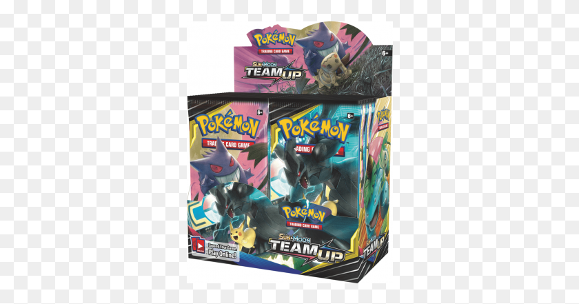 300x381 Descargar Png / Pokemon Team Up Booster Box, Máquina De Juego De Arcade, Batman, Videojuegos Hd Png