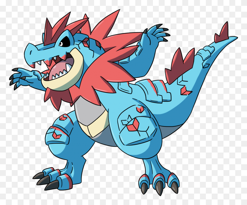 1484x1216 Descargar Png / Pokémon Que Parece Un Dinosaurio Azul, Dragón, Gancho Hd Png