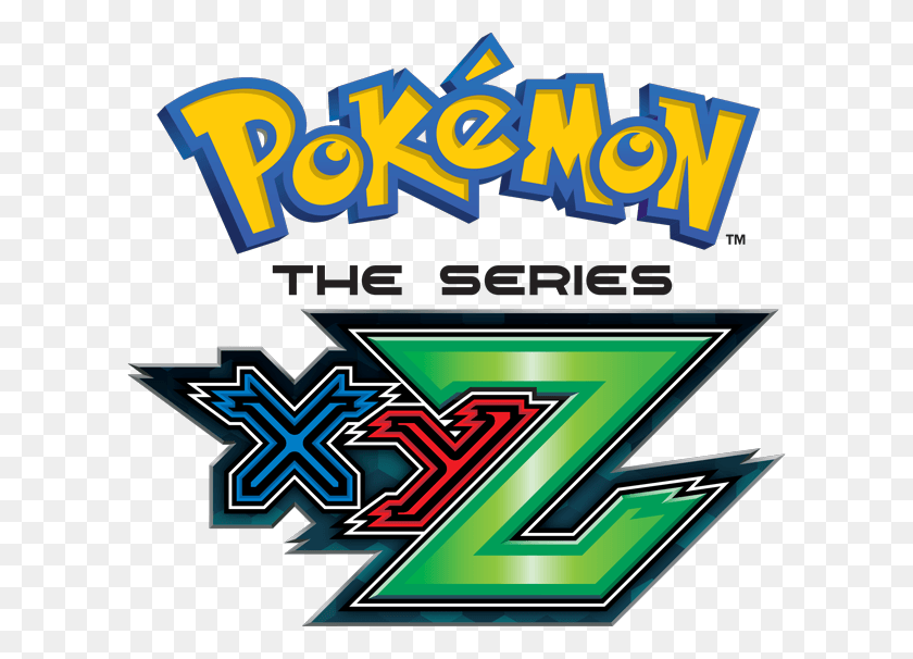 606x546 Descargar Png / Pokemon The Series Xyz Logo, Texto, Gráficos Hd Png