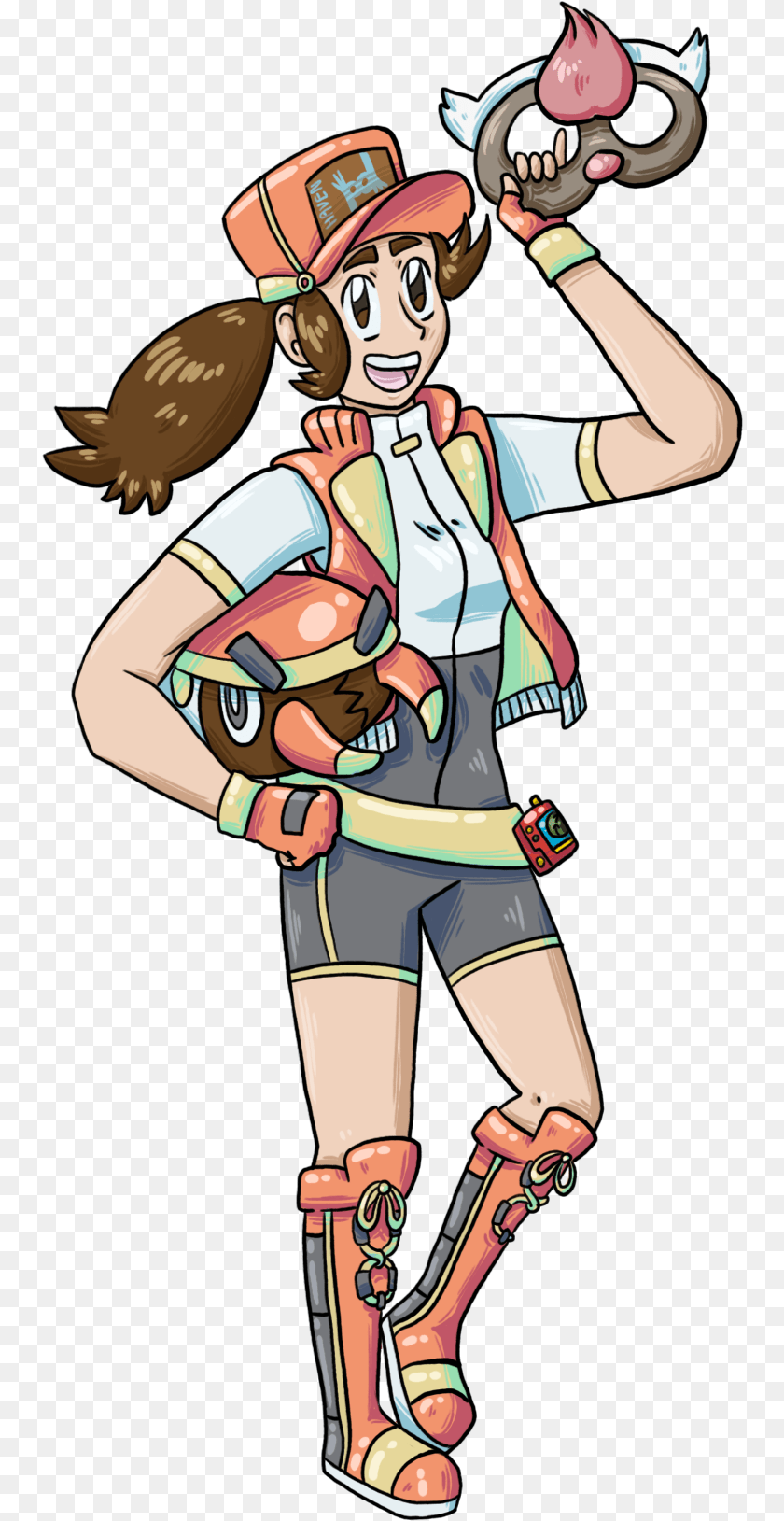 Pokemon Trainer Designs U2014 Lilgreenfox Studios Cartoon, Book, Publication, Comics, Adult Clipart PNG