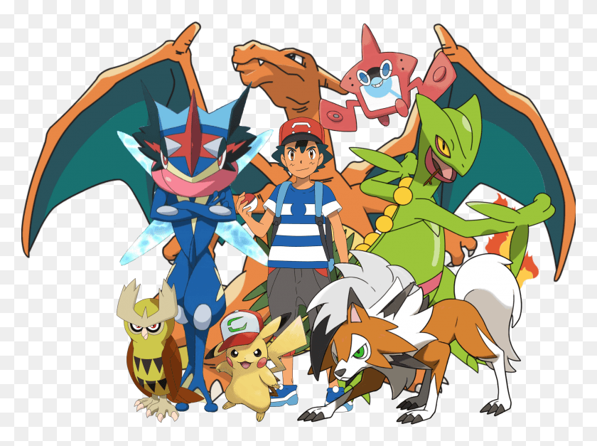 2467x1794 Descargar Png / Ash39S Pokemon, Cómics, Libro, Persona Hd Png