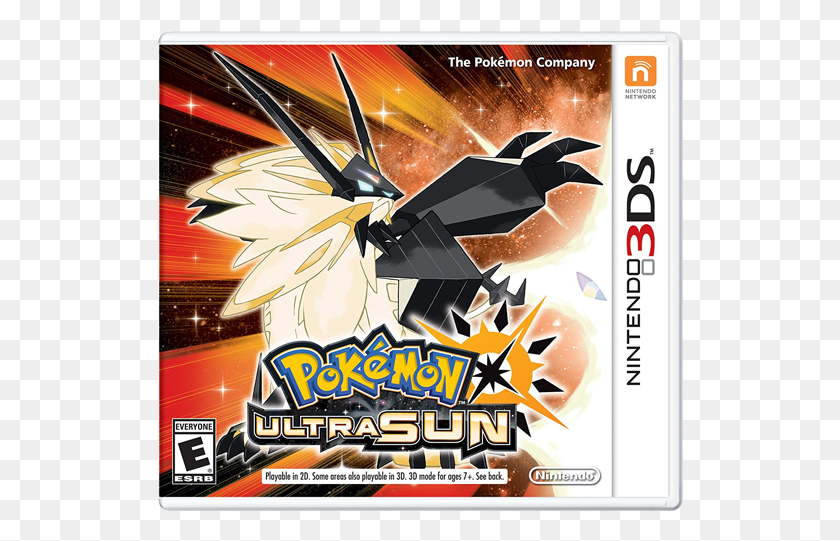 526x481 Pokemon Ultra Sun Box Art Pokmon Ultra Sun And Ultra Moon, Poster, Advertisement, Flyer HD PNG Download