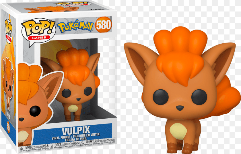 Pokemon Vulpix Funko Pop, Plush, Toy Transparent PNG