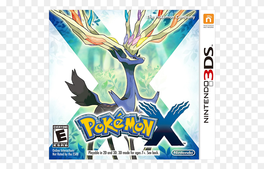 531x479 Pokemon X Box Art Pokemon X 3ds Cover, Poster, Advertisement, Bird HD PNG Download