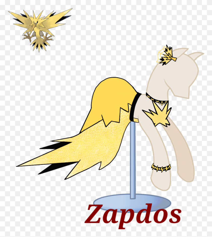 841x952 Pokemon Zapdos Cartoon, Animal, Bird, Canary HD PNG Download