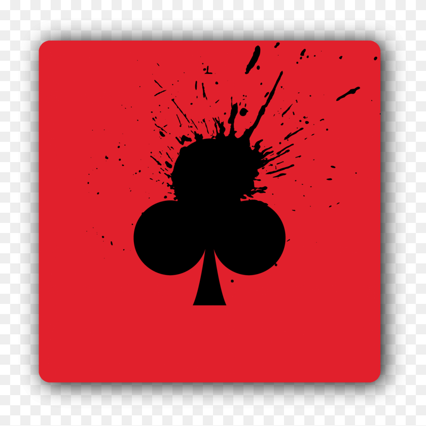 1710x1714 Descargar Png Poker Club Icon Splash Diwali Posavasos Naipe Paus, Logotipo, Símbolo, Marca Registrada Hd Png