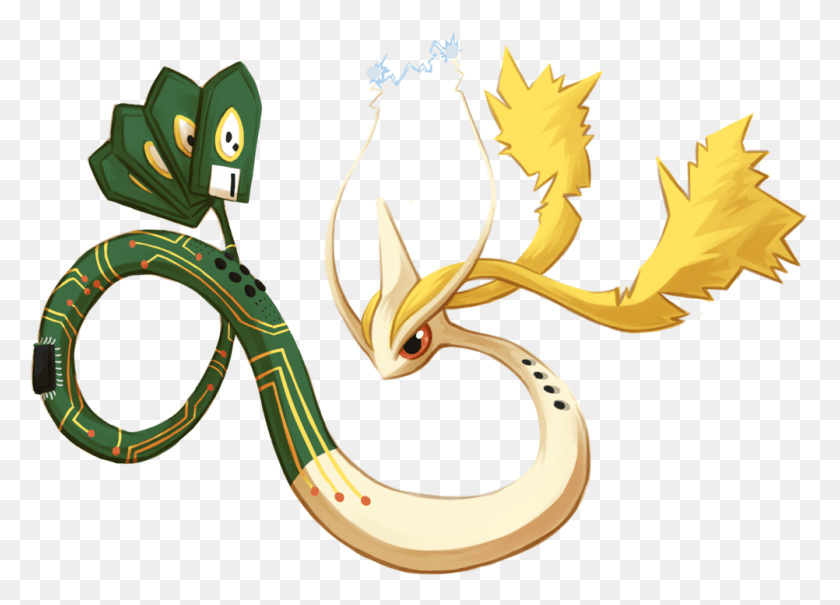 1002x701 Pokmon Crystal Yellow Illustration, Horn, Brass Section, Musical Instrument HD PNG Download