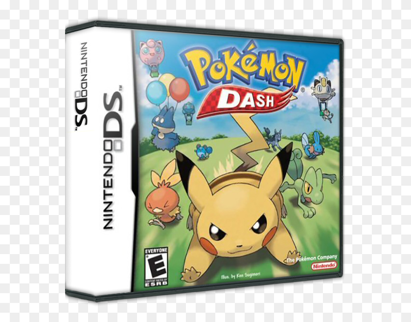 576x599 Pokmon Dash Nintendo Ds Pokemon Dash, Disk, Dvd, Screen HD PNG Download
