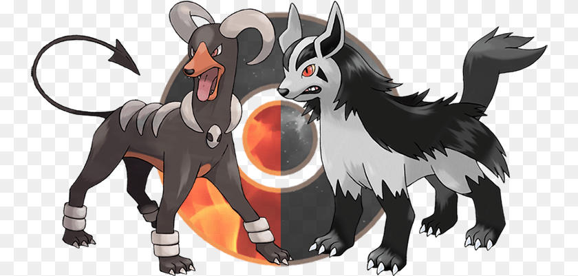 752x401 Pokmon Tag Team Pokemon Mightyena, Adult, Female, Person, Woman PNG