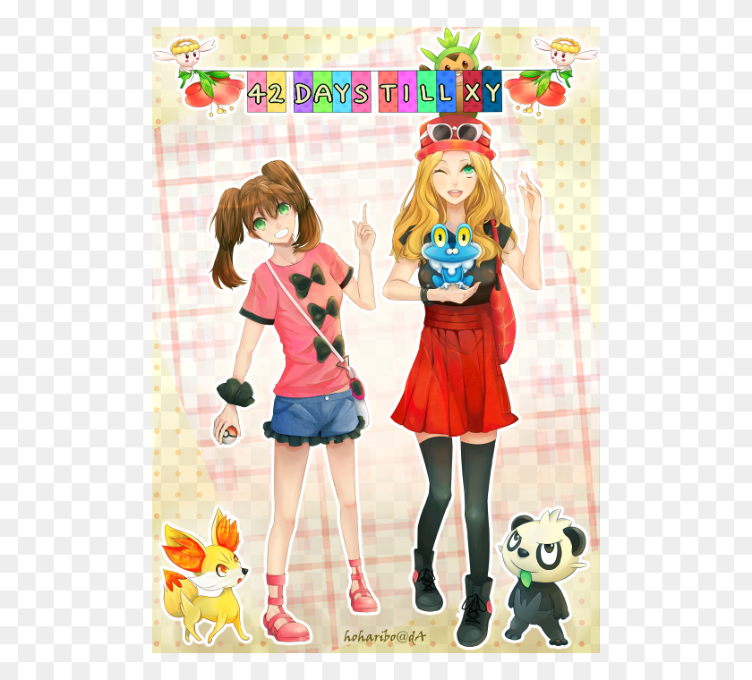500x700 Pokmon X And Y Serena Clothing Cartoon Barbie, Shoe, Footwear, Apparel HD PNG Download
