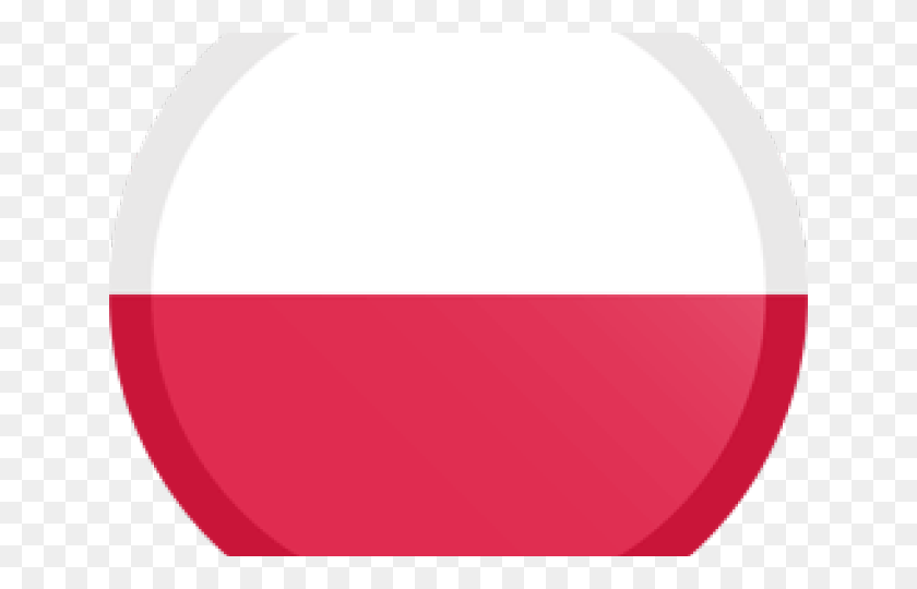640x480 Poland Flag Clipart Circle, Logo, Symbol, Trademark HD PNG Download