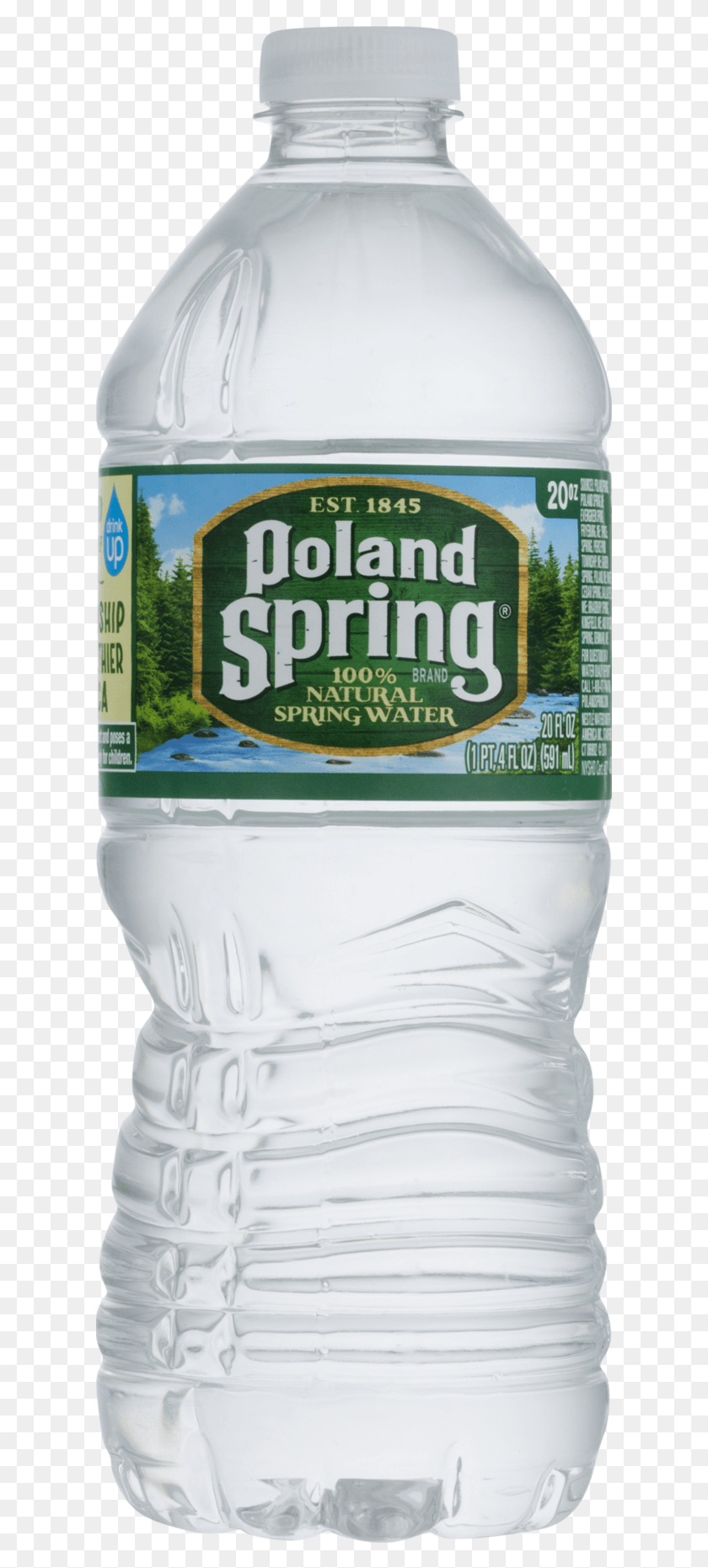 613x1801 Poland Spring Plastic Bottle, Mineral Water, Beverage, Water Bottle HD PNG Download