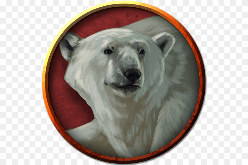 560x560 Polar Bear, Animal, Canine, Dog, Mammal Sticker PNG