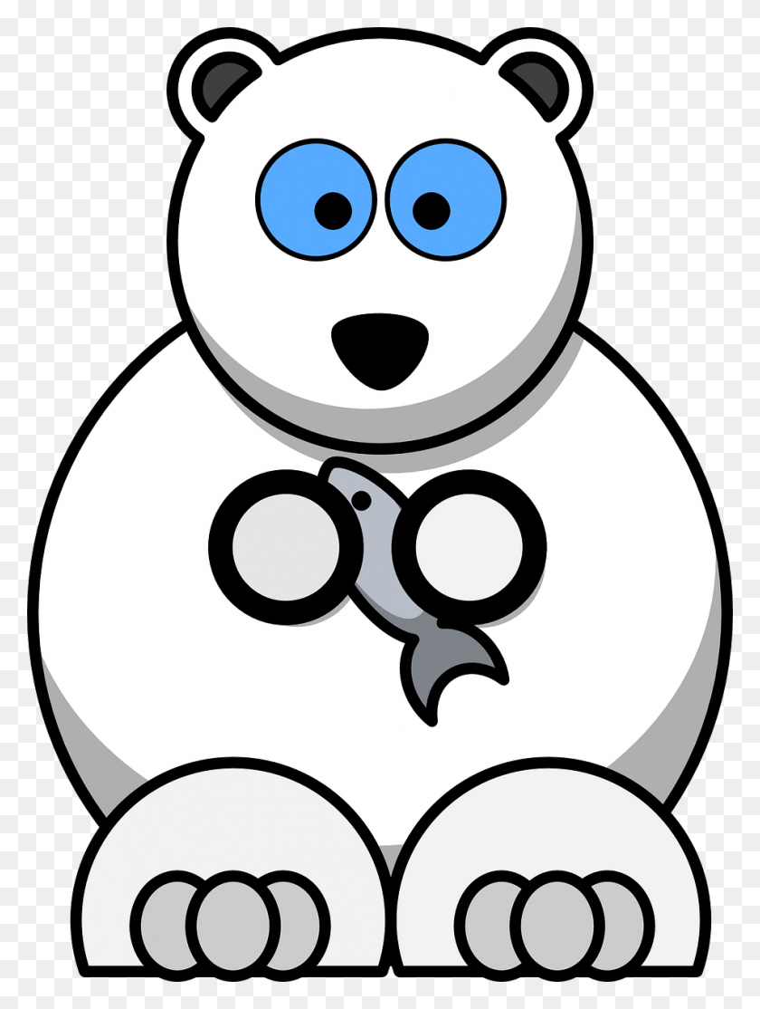 947x1280 Polar Bear Bear Animals White Fish Cartoon Cute Polar Bear Facts For Kids, Astronaut, Snowman, Winter HD PNG Download