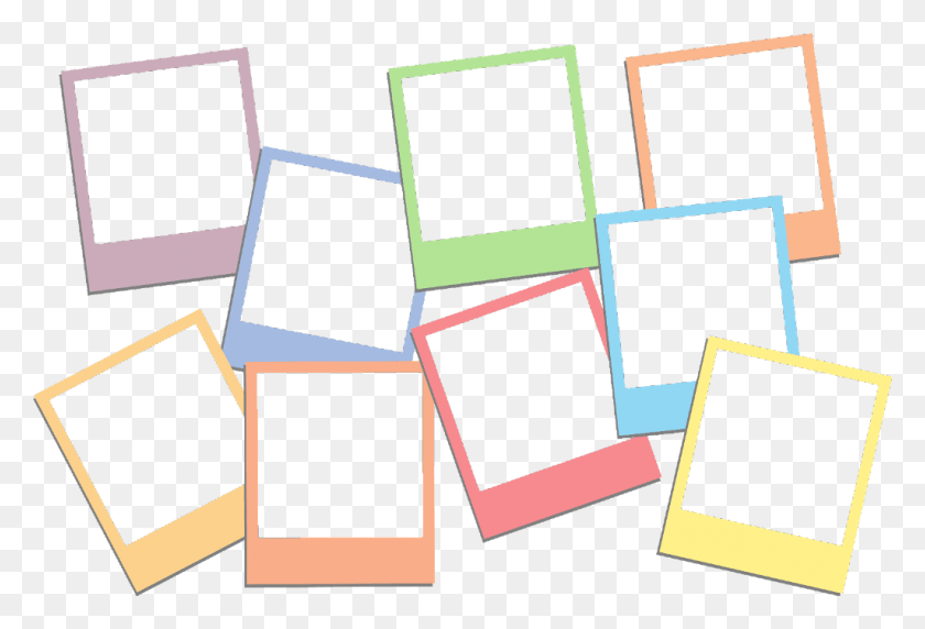 1024x673 Цветная Милая Рамка Polaroid Instax Rainbow Overlay Прозрачный Оверлей Polaroid, Алфавит, Текст, Полка Png Скачать