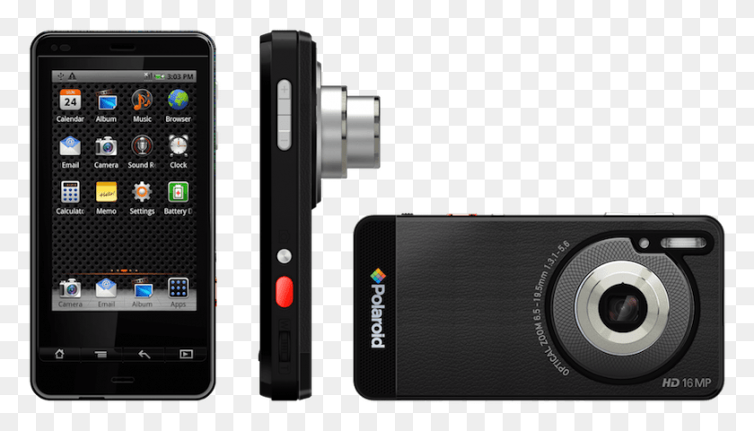 861x464 Descargar Png Polaroid Combina Android Con High End Point And Shoot Cámaras Android, Teléfono Móvil, Teléfono, Electrónica Hd Png