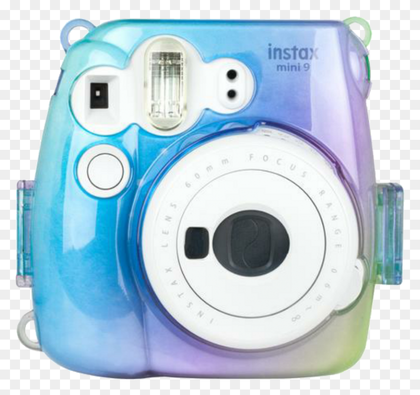 813x762 Polaroid Instax Fujifilm Cool Aesthetic Tumblr Cute Instax Mini 9 Case Rainbow, Camera, Electronics, Digital Camera HD PNG Download