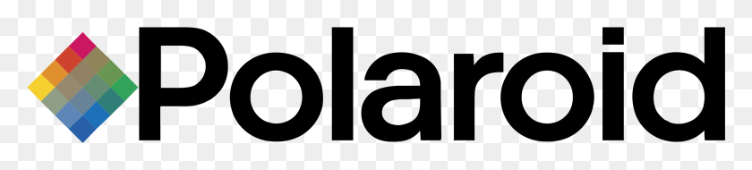 2249x377 Логотип Polaroid Прозрачный Поляроид, Серый, Мир Варкрафта Png Скачать