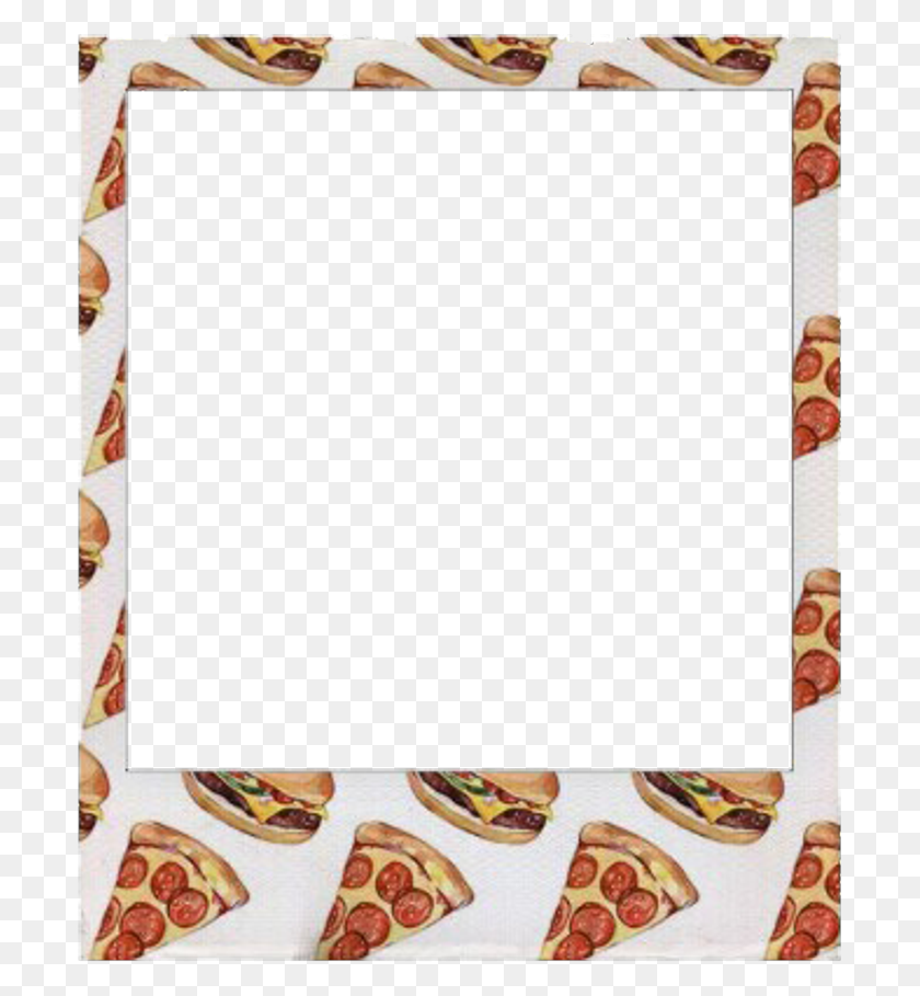 700x849 Рамка Polaroid Pizza Ilovepizza Рамка Для Фото Наклейка Рамка Polaroid, Доска, Коврик Png Скачать
