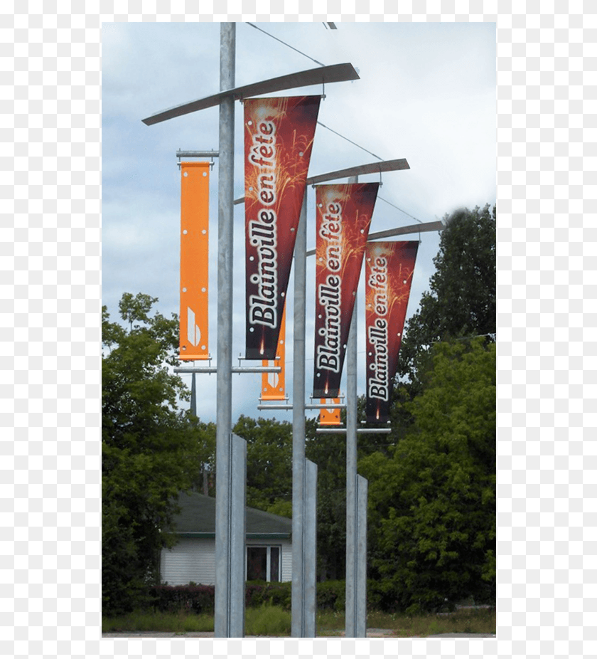 556x866 Pole Banner Banner, Text, Symbol, Sign HD PNG Download