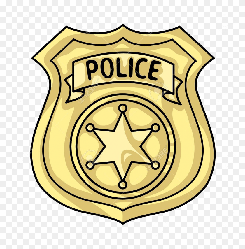 1233x1256 Police Badge Clipart Cartoon Police Badge, Logo, Symbol, Trademark HD PNG Download