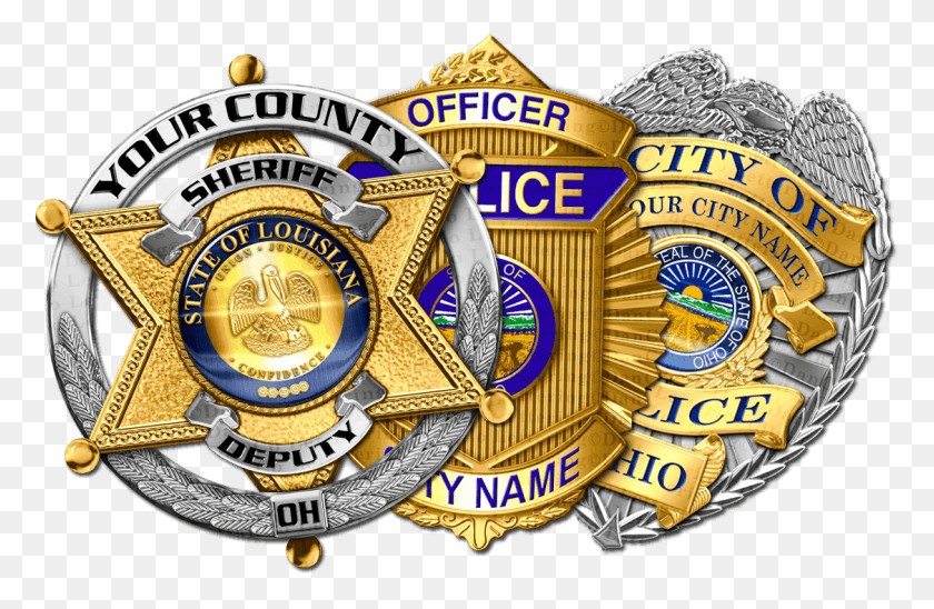 1125x704 Police Badges And Sheriff Star Decals For Cruisers Police Badges, Logo, Symbol, Trademark HD PNG Download