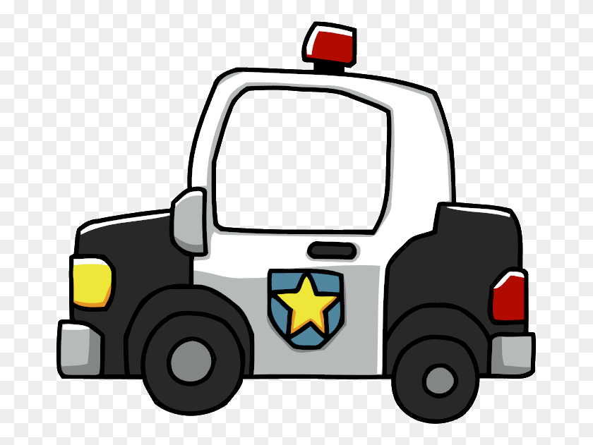 679x571 Police Car Clipart Scribblenauts Unlimited Police Car, Lawn Mower, Tool, Vehicle HD PNG Download