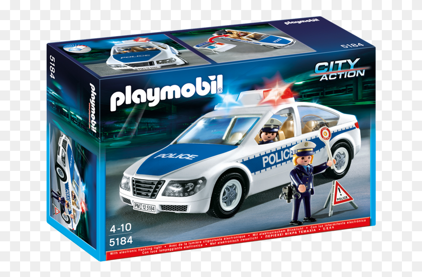 661x491 Police Car With Flashing Lights Playmobil Police Car With Flashing Light New, Car, Vehicle, Transportation HD PNG Download