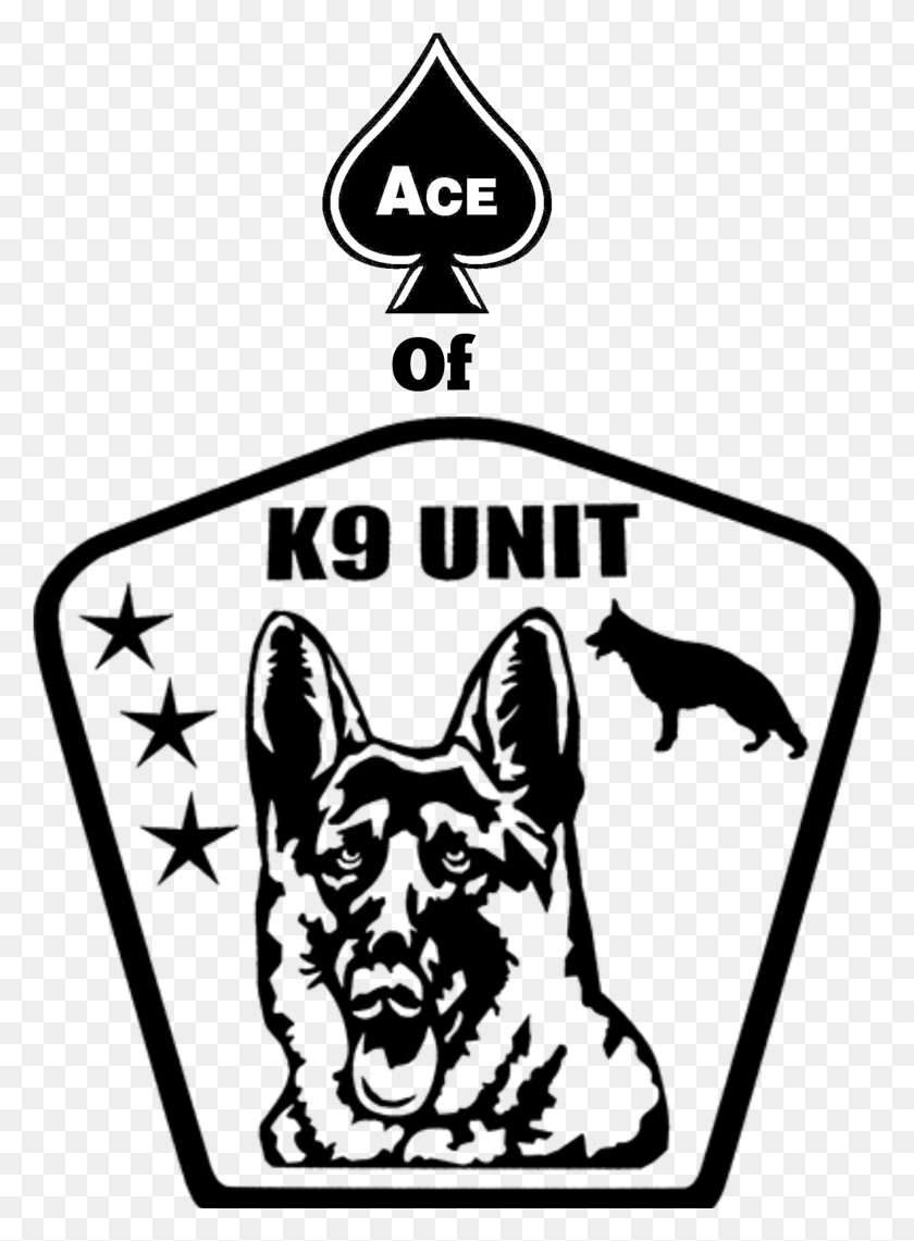 1803x2501 Police Dog Decal Police Dog, Symbol, Logo, Trademark HD PNG Download