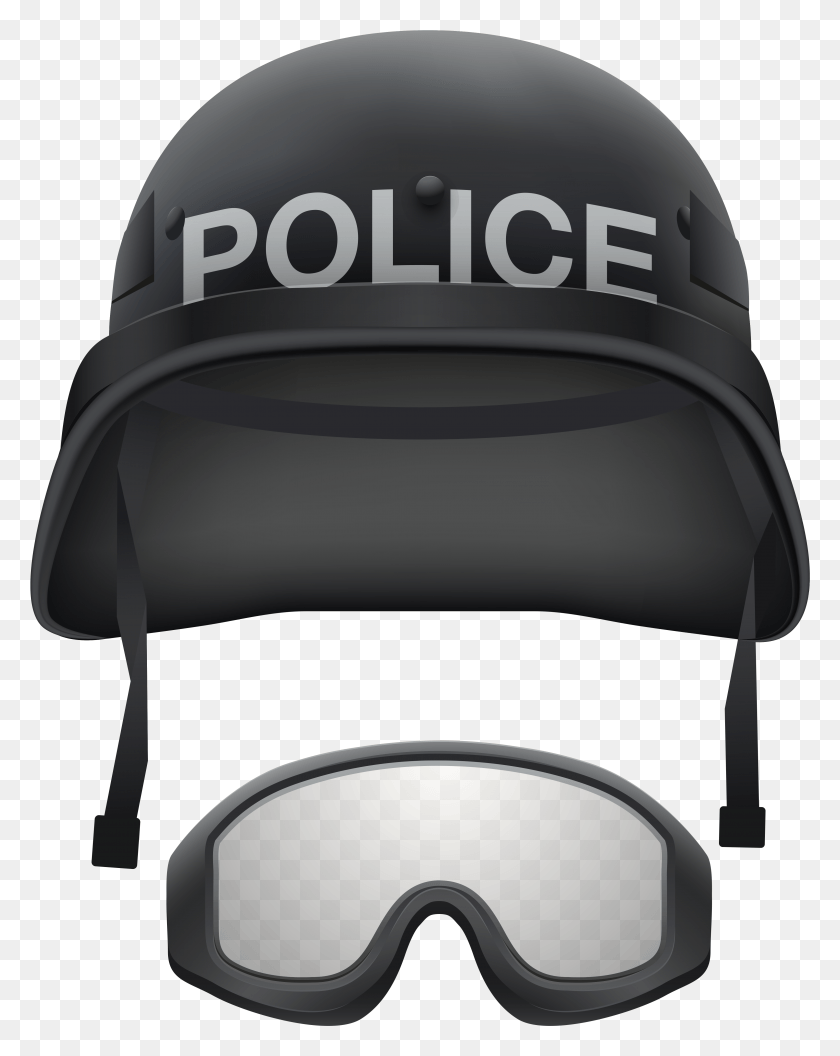 3967x5068 Police Helmet Clip Art Image, Clothing, Apparel, Crash Helmet HD PNG Download