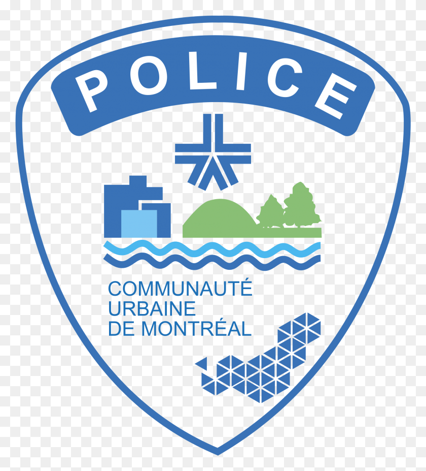 1969x2191 Полиция Монреаля Логотип Прозрачный Communaut Urbaine De Montreal, Логотип, Символ, Товарный Знак Hd Png Скачать
