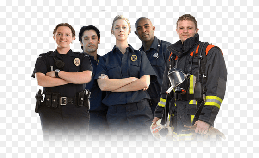 637x455 Police Officer And Firefighter, Person, Human, Fireman HD PNG Download