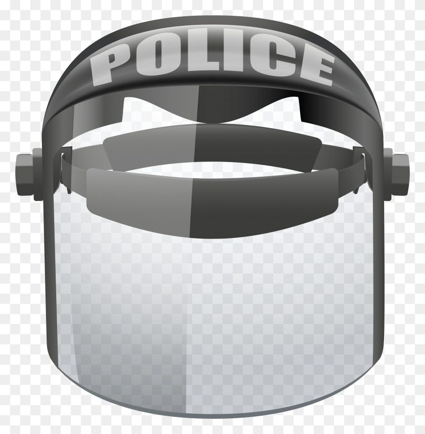 4374x4473 Police Riot Helmet Clip Art Image Riot Police Helmet, Lamp, Pot, Clothing HD PNG Download