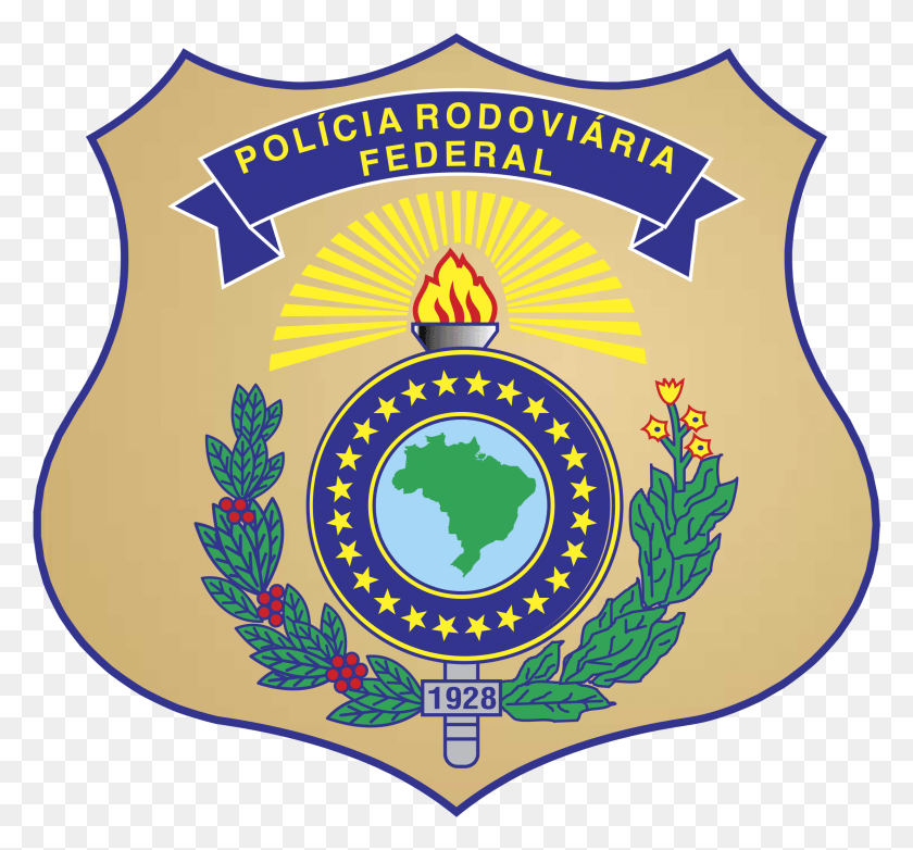 2211x2048 Policia Rodoviaria Federal Logo Transparent Fascist Brazil Flag, Logo, Symbol, Trademark HD PNG Download