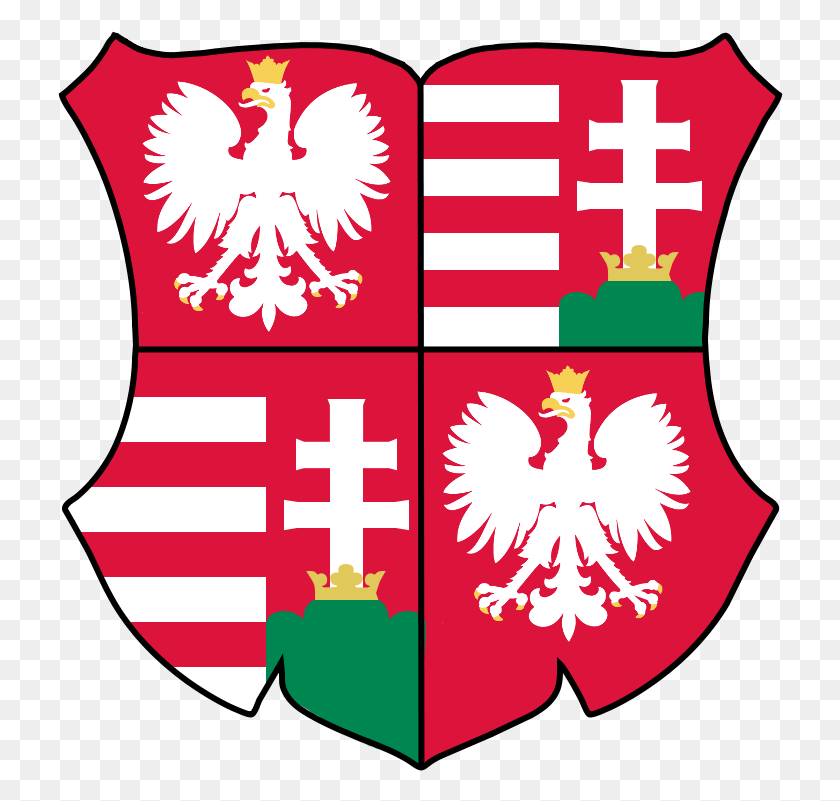 726x741 Polish Hungarian Coat Of Arms 100 Years Of Independence Poland, Symbol, Label, Text HD PNG Download