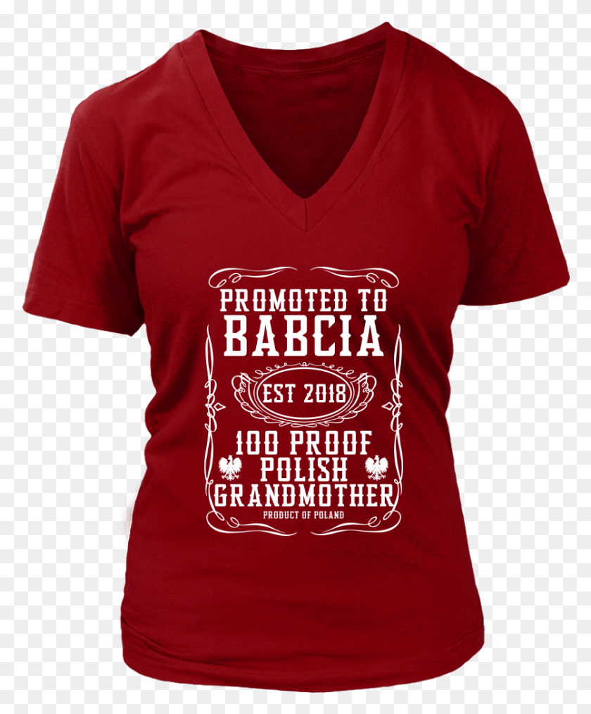 836x1023 Polish Word For Grandma Active Shirt, Clothing, Apparel, T-shirt HD PNG Download