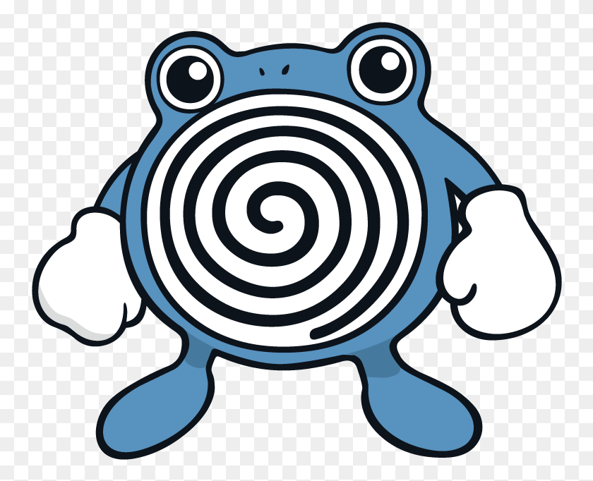 752x622 Poliwhirl Pokemon Character Vector Art Pokemon Poliwhirl, Spiral, Coil, Rotor HD PNG Download