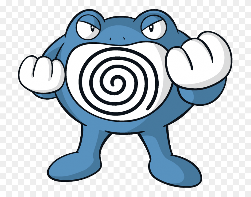719x600 Poliwrath From The Official Artwork Set For Pokemon Pokemon Poliwrath, Animal, Spiral, Graphics HD PNG Download