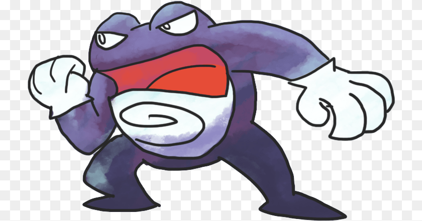 Poliwrath Mouth, Cartoon, Animal, Fish, Sea Life PNG