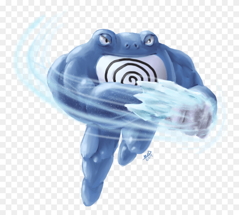 1558x1394 Poliwrath Used Circle Throw And Ice Punch Ice Punch, Animal, Graphics HD PNG Download