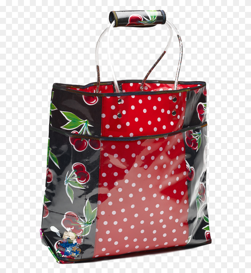 576x856 Polka Dot Tote Bag Shoulder Bag, Handbag, Accessories, Accessory Descargar Hd Png