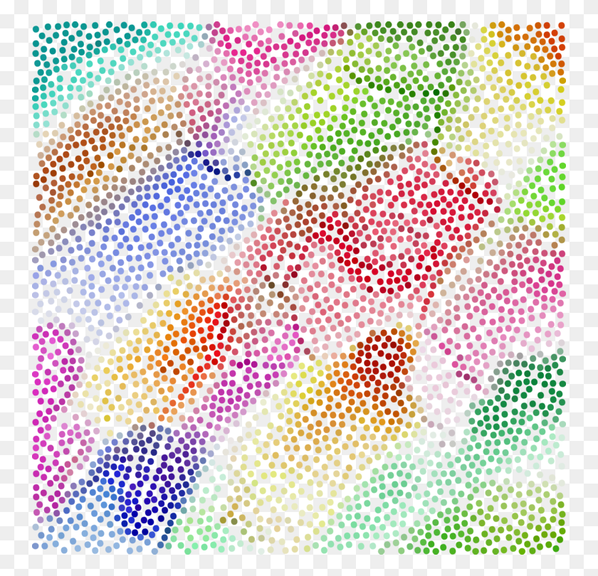 750x750 Polka Dot Watercolor Painting Texture Circle, Modern Art, Pattern HD PNG Download